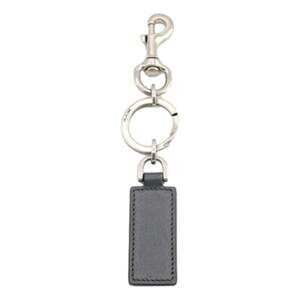 Gucci GG Supreme Canvas Key Ring Charm Silver